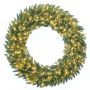 Corona di abete artificiale AMARILLO, verde, LED, Ø60cm