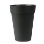 Vaso alto rotondo VINAYA in plastica, antracite, 36 cm, Ø27 cm