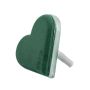 OASIS® Schiuma per fiori freschi Porta bouquet da sposa Cuore con manico in plastica, base in schiuma rigida EcoBase, verde, 19x19 cm