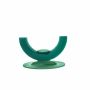 OASIS® Schiuma umida con base per urna, fiori funebri, base in legno Bioline, supporto in legno, verde, 8 cm, Ø 30 cm