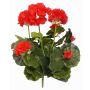 Geranio artificiale MIA su stelo, rosso, 35cm, Ø6-9cm