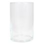 Lampada da tavolo SANYA OCEAN, vetro, cilindrica, trasparente, 20 cm, Ø 11,5 cm