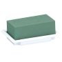 OASIS® schiuma floreale rettangolare per composizioni floreali, in contenitore in composto di carta, bianco-verde, 13x9x5 cm