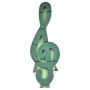 OASIS® Schiuma umida per fiori freschi chiave musicale, base in legno Bioline, supporto in legno, verde, 103x40x6,5 cm