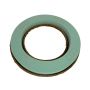 OASIS® Schiuma per fiori freschi e secchi, schiuma pulita compatta, per fiori freschi e secchi, vaschetta in carta riciclata Biolit, verde, 6cm, Ø44,5cm