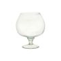 Grande bicchiere da cognac EGBERTINE su piedistallo, riciclato, trasparente, 26 cm, Ø 22,5 cm