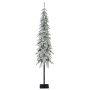 Albero di Natale artificiale a fusto alto MOLDE DELUXE, innevato, LED, 180cm, Ø50cm
