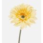 Gerbera artificiale FRALWE, Eco Collection, giallo chiaro, 65 cm, Ø 13 cm
