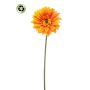 Gerbera artificiale FRALWE, Eco Collection, arancione, 65 cm, Ø 13 cm