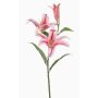 Giglio tigrato artificiale KRAWEL, Eco Collection, rosa-rosa, 85 cm