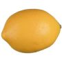 Frutta decorativa limone KUNFER, giallo, 8,5 cm, Ø 5,5 cm