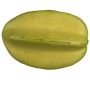 Frutta decorativa carambola LOKNA, giallo chiaro-verde, 10,5 cm, Ø 8 cm