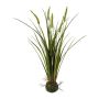 Erba cinese artificiale MILNO, globo terrestre, pannocchie, radici, verde, 65 cm