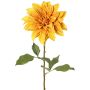 Dalia artificiale PHILLIPPA, Eco Collection, giallo arancio, 65 cm, Ø 15 cm