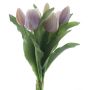 Mazzo di tulipani artificiali misti LONA, lilla-lilla-crema, 30 cm, Ø 20 cm