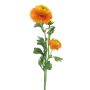 Fiore artificiale ranuncolo PROTO, giallo arancio, 65 cm