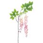 Ramo di fiori artificiali glicine LIANMU, malva, 140 cm