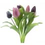 Mazzo di tulipani artificiali misti LONA, malva-viola, 30cm, Ø20cm