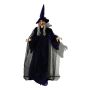 Strega per decorazione di Halloween FERDERRA con funzione di movimento e suono, LED, 175cm