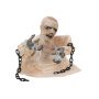 Mummia per decorazione di Halloween DIMARUS con catene, funzione suono e movimento, LED, 40cm