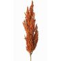 Ramo decorativo di sorgo WADDY con spighe, arancione, 80cm
