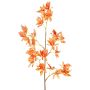Ramo di orchidea Odontoglossum artificiale BELANIA, arancione-giallo, 75 cm