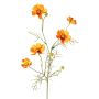 Ramo artificiale di calendula PONGAU, arancione, 70cm, Ø5-7cm