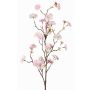 Ramo artificiale di pesco ornamentale KENZUN, fiori, rosa chiaro, 110cm, Ø2-6cm