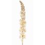 Cera di steppa artificiale in velluto UCHANA, crema-oro, 110cm, Ø7cm