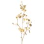 Ramo artificiale di lunaria in raso PINDUS con fiori, giallo-oro, 85 cm
