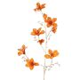 Ramo decorativo in velluto GAZERA, arancione-oro, 115 cm