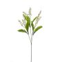 Fiore artificiale mughetto PLUVIA, bianco, 70 cm