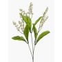 Fiore artificiale mughetto PLUVIA, bianco, 70 cm