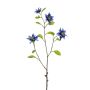 Ramo decorativo clematide RUHNA, blu, 75 cm