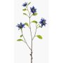Ramo decorativo clematide RUHNA, blu, 75 cm