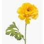 Fiore artificiale ranuncolo KRISTY, giallo, 60 cm, Ø 10 cm