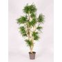 Albero artificiale Abelia DIMYTRO con tronchi naturali, crossdoor, verde, 185 cm - Made in Italy