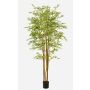 Albero artificiale di bambù giapponese BAKNOR, tronchi naturali, 210 cm