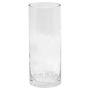 Vaso cilindrico in vetro SANSA OCEAN, trasparente, 20 cm, Ø 8 cm