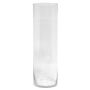 Vaso da fiori cilindrico SANSA OCEAN, trasparente, 50cm, Ø15cm