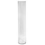 Vaso da fiori cilindrico SANSA OCEAN, trasparente, 80 cm, Ø 14,9 cm