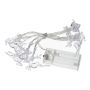 Ghirlanda luminosa CASSATA con 10 renne a LED, a batteria, 90cm