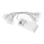 Ghirlanda luminosa CASSATA con 10 fiocchi di neve a LED, a batteria, 90cm