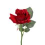 Rosa finta ELLI, rosso, 30cm, Ø6cm