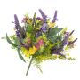 Mazzo sintetico ERIFE lavanda, ranuncolo, multicolore, 25cm, Ø20cm