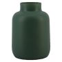 Vaso da fiori in vetro VERMYN, verde opaco, 20cm, Ø15cm