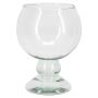 Bicchiere da cognac XXL NELMAR su piedistallo, riciclato, trasparente, 19cm, Ø14cm