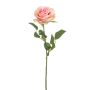 Rosa artificiale BRUNETTE, rosa-crema, 70 cm, Ø 11 cm