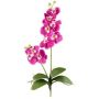 Orchidea Phalaenopsis in tessuto MORLEK, bastoncino, radici, rosa, 60 cm