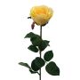 Fiore decorativo rosa NORLAN, giallo chiaro, 70 cm